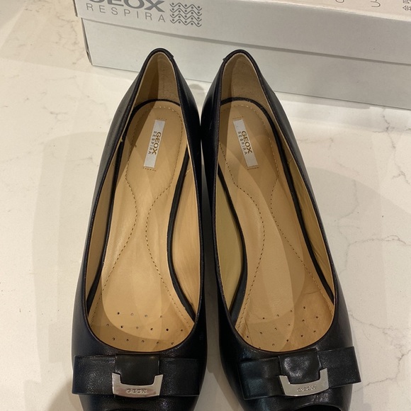 Geox Wedge Peep-Toe Shoes - NEW - Picture 6 of 7